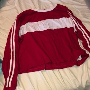 Red long sleeve Hollister t shirt